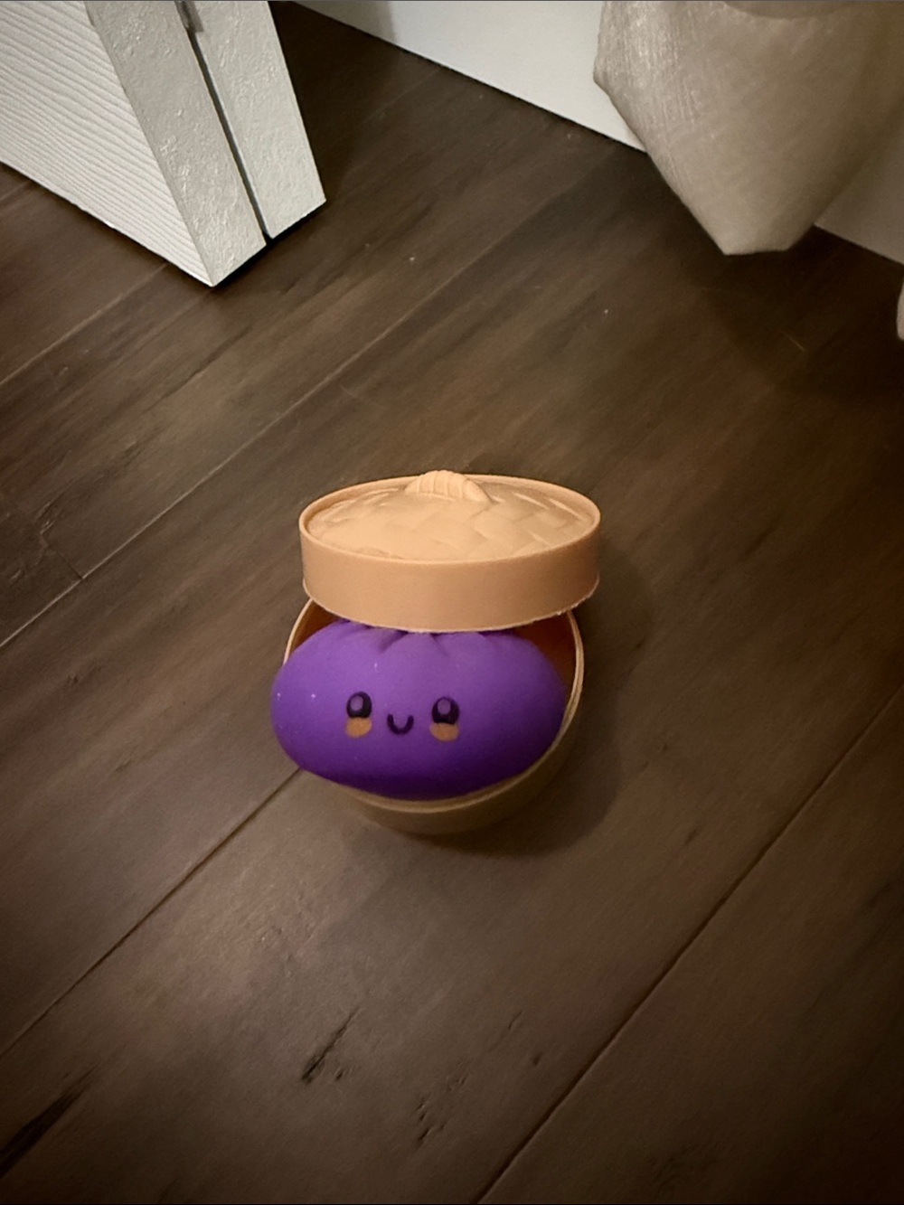 RMS Purple Dumpling Squishy in Case